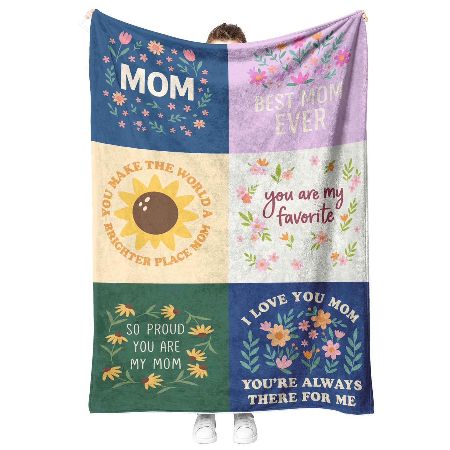 Blanket: Fleece/Sherpa Mom, Best Mom