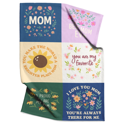 Blanket: Fleece/Sherpa Mom, Best Mom